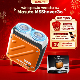   GIÁ TỐT TRONG LIVE  Máy cạo râu Masuto ShaverGo lưỡi dao kép mỏng chống nước IPX7 cạo râu dễ dàng nhanh chóng 