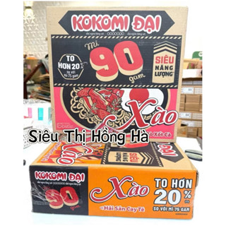  Thùng Mì Kokomi Đại Xào 90 vị Hải Sản Cay tê  Bò sốt cà 30 gói x 95g 