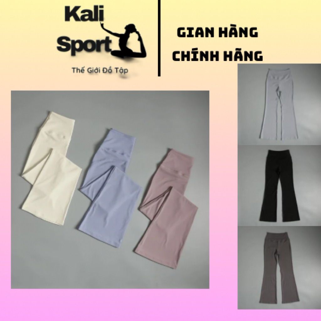 [ORDER] KALI SPORT Quần Thể Thao Legging Nữ Ống Loe Tôn Dáng Chất Co Dãn Thoải Mái Năng Động