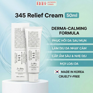  Dr.Althea 345 Relief Cream 50ml – Kem dưỡng ẩm & phục hồi da nhạy cảm giảm đỏ làm đều màu da 
