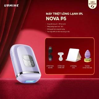   MỚI  URMINE MÁY TRIỆT LÔNG IPL NOVA P5 | Kết Nối App Thông Minh  | Xung Đôi Bùng Nổ x Mặt Đá Sapphire | Triệt Full Body 
