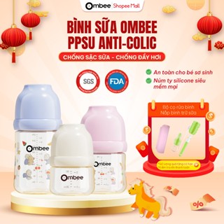 Bình Sữa Ombee Chất Liệu PPSU Dung Tích 90ml 170ml 270ml 