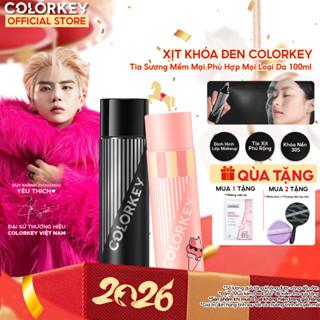  Xịt Khóa Nền COLORKEY Kiểm Soát Kiềm Dầu Hỗ Trợ Cấp Ẩm Cho Lớp Nền Lâu Trôi Tự Nhiên 100ml 