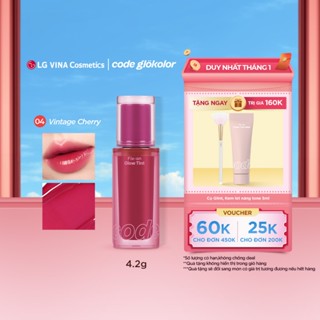   LG Makeup VN  Mã 01 về hàng - Son bóng căng mọng bền màu Code Glokolor Fix-on Glow Tint 4.2g 