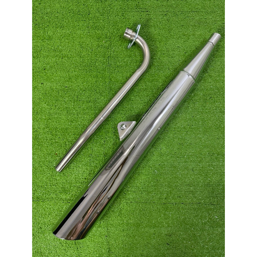 Pô 2543 cổ inox móc nỉ - cam xăng - zin không móc