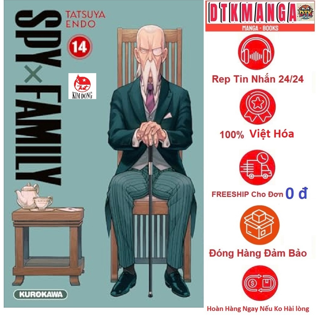 Truyện tranh - Spy x Family Lẻ tập 12 13 14 1 2 3 4 5 6 7 8 9 10 11 thường - nxb kim đồng