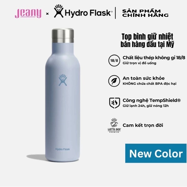 Bình Giữ Nhiệt Hydro Flask Ceramic Wine Bottle 25Oz (739 ml) - Giữ Trọn Hương Vị Rượu Vang - Chính h