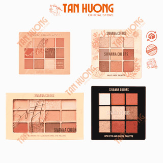  Bảng phấn mắt 2 tầng SIVANNA  đa chức năng bắt sáng tạo khối má hồng HF620 HF4034 HF650 HF178 