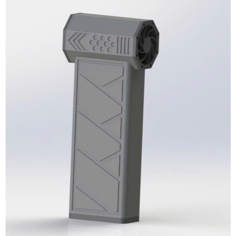 Vỏ Quạt Turbo Jet Fan In 3D PETG | Case Quạt Gió Áp Lực Cao | DIY