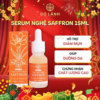   Mẫu mới  Serum Tinh Chất Nghệ Saffron Trị Mụn & Dưỡng Da Cỏ Lành 15ml 