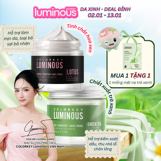   HOT  Mặt nạ đất sét phù hợp da nhạy cảm hoặc da dầu COLORKEY LUMINOUS - Hỗ trợ làm sạch sâu - 60g hũ 