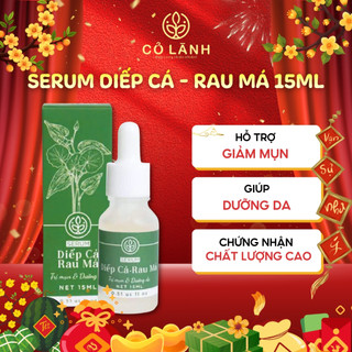  Serum Diếp Cá Rau Má Cỏ Lành Trị Mụn & Dưỡng Da 15ml 