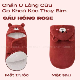 Chăn Ủ Cao Cấp Cho Bé Mềm Mịn Siêu Ấm