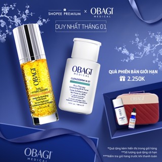  Bộ đôi Toner BHA Obagi Medical Clenziderm M.D 148ml Và Serum Vitamin B3 Cấp Nước Dưỡng Ẩm Phục Hồi Da Daily Hydro-Drops 