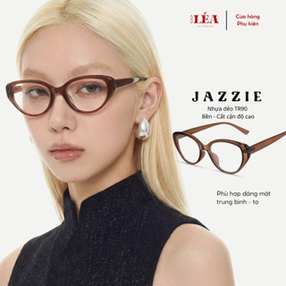  Kính mắt chuyên lắp cận JAZZIE - LÉAGLASSES mắt mèo nhựa TR90 cao cấp Y2K Bayonetta HOT TREND 
