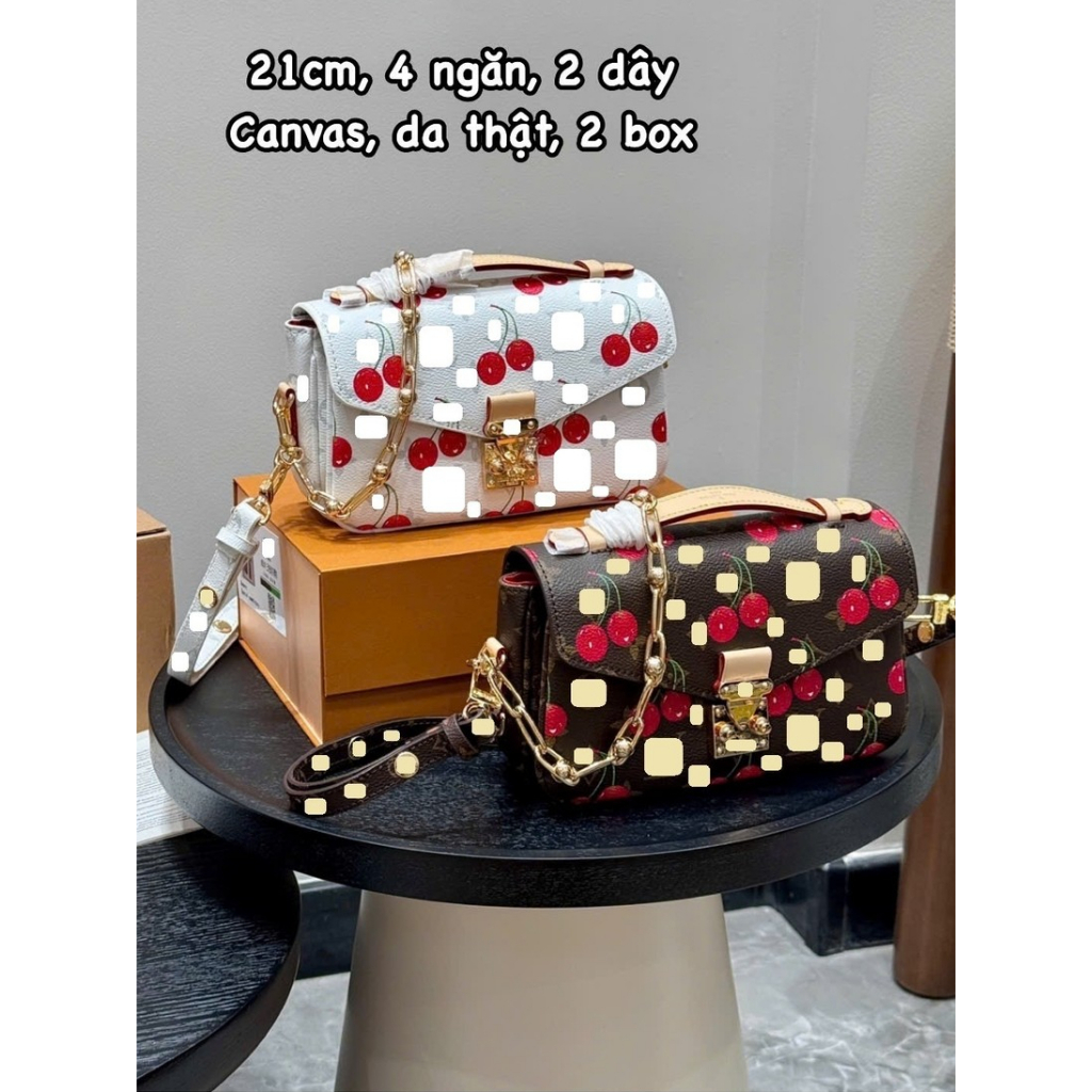 Túi xách Metis East West Cherry size 21 4 ngăn (NHẮN TRƯỚC KIỂM KHO)