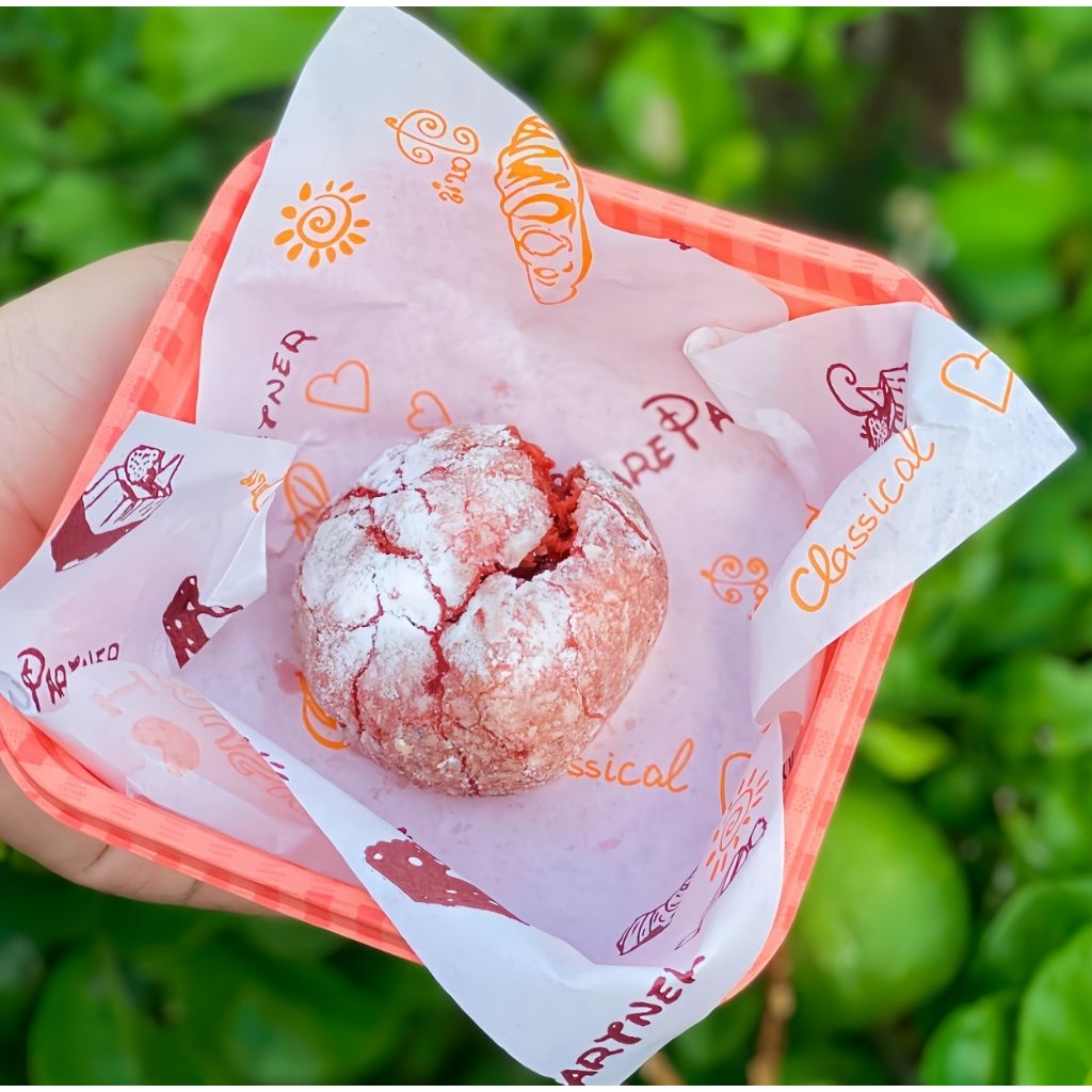 Crinkle Cookie [ 25g cho 1 bánh , có hộp đựng ]