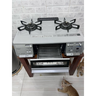 Bếp gas nhật mặt men hiệu Rinnai full chức năng