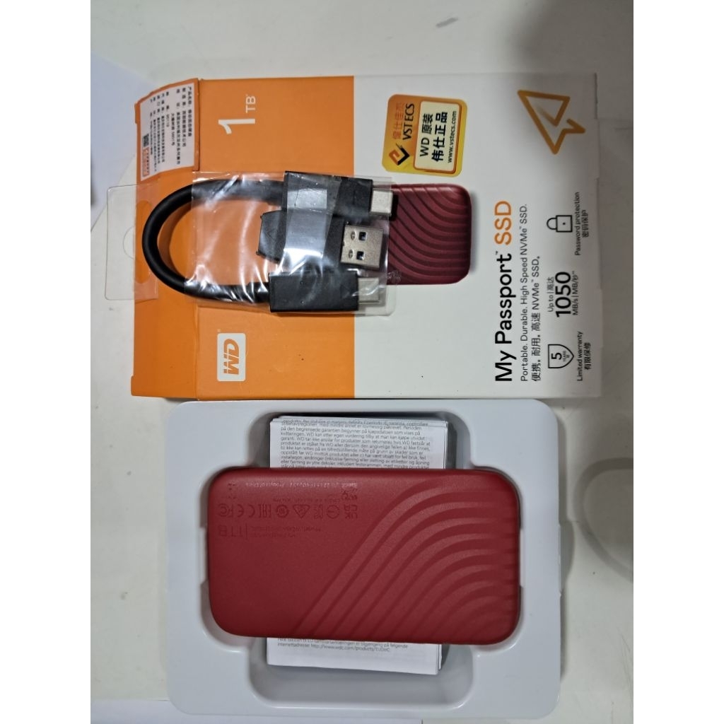 Ổ cứng di động SSD WD My passport / Crucial X6 X8 / Lexar Xs1000 / SanDisk E30 / E51 loại 1TB 2TB - 