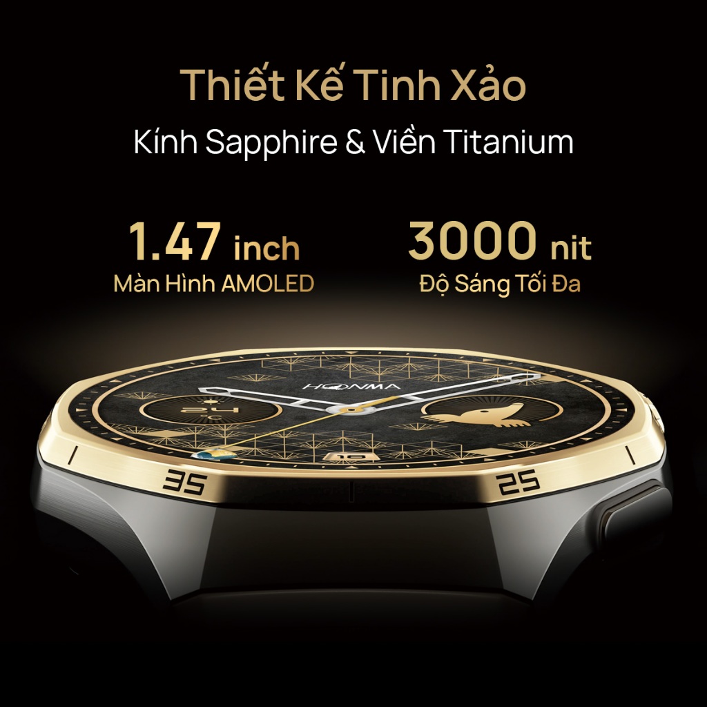 [NEW] Đồng Hồ Thông Minh HONMA X HUAWEI WATCH GT6 Pro | Chế Độ Sân Golf Nâng Cao | Đồng Thiết Kế Bởi HONMA | BigBuy360 - bigbuy360.vn