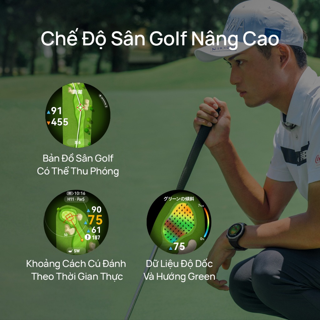 [NEW] Đồng Hồ Thông Minh HONMA X HUAWEI WATCH GT6 Pro | Chế Độ Sân Golf Nâng Cao | Đồng Thiết Kế Bởi HONMA | BigBuy360 - bigbuy360.vn