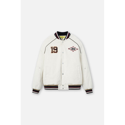 Áo Khoác BOO Varsity Nhung Tăm BOOLAAB Thêu Đáp Chất Lệu Cao Cấp, Dày Dặn Ấm Áp