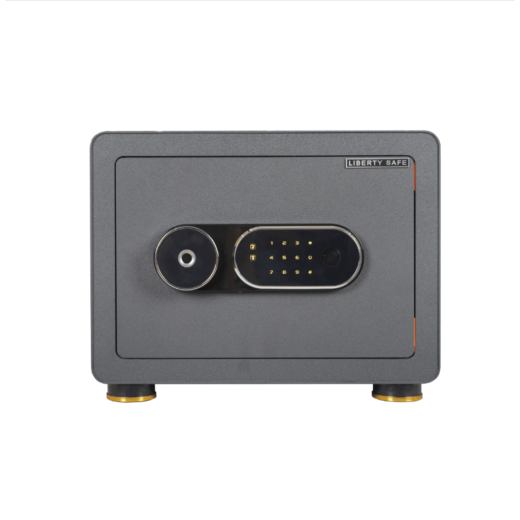 Két Sắt Mini Liberty LB30s Thép Nguyên khối bảo mật Vân Tay, Mã Số và kết nối thông báo qua điện tho