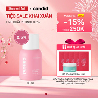  Tinh chất Retinol 0.5% Hỗ Trợ Cải Thiện Nền Da CANDID 0.5% Retinol Treatment 30ml 