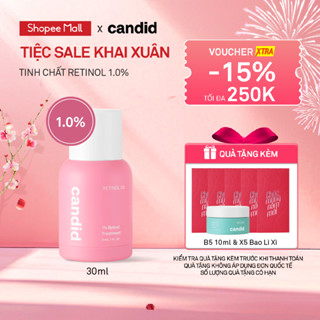  Tinh chất Retinol 1.0% Hỗ Trợ Cải Thiện Nền Da CANDID 1.0% Retinol Treatment 30ml 