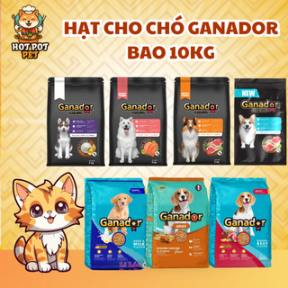   Bao xá 5kg -10kg  Thức Ăn Hạt Cho Chó Ganador Giúp Phát Triển Cơ Xương Và Hệ Miễn Dịch Mượt Lông HotPotPet 