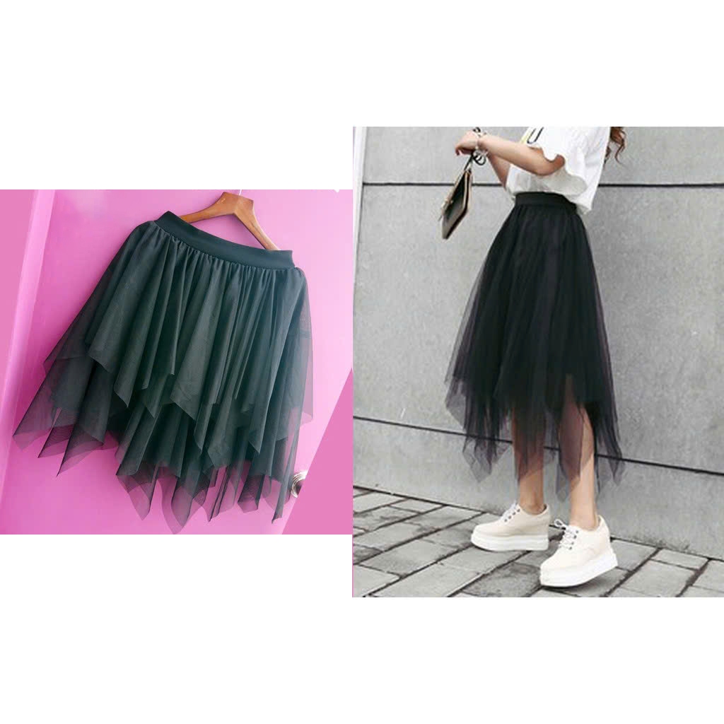 chân váy voan ulzzang bigsize
