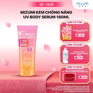   MUA LÀ CÓ QUÀ  MizuMi Kem chống nắng UV Body Serum 180ml 
