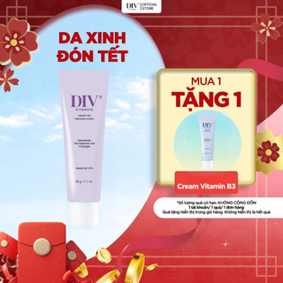  Kem Dưỡng Sáng DIV Vitamin B3 Hỗ Trợ Cấp Ẩm Sáng Bóng Làm Đều Màu Da Với 10% Niacinamide 50gram  m  