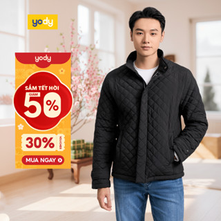  Áo khoác phao nam YODY trần trám bền nhẹ siêu ấm có thể giặt máy PHM7009 