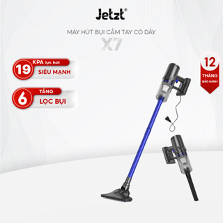 Máy hút bụi cầm tay có dây đa năng 6 tầng lọc bụi JETZT X7, lực hút 19000PA, trọng lượng siêu nhẹ