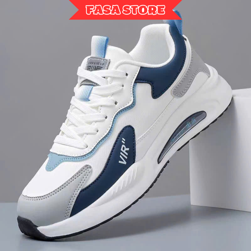 Giày Sneaker Nam FASASTORE Thiết Kế Gọn Nhẹ, Giày Thể Thao Đi Làm Đi Chơi Hàng Ngày