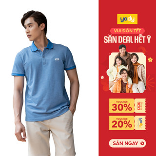  Áo POLO Nam phối cổ co giãn mềm mại thấm hút mồ hôi thương hiệu YODY APM3299 