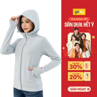  Áo chống nắng Yody nữ áo khoác nắng chống tia UV mềm mịn thoáng mát - ACN6008 