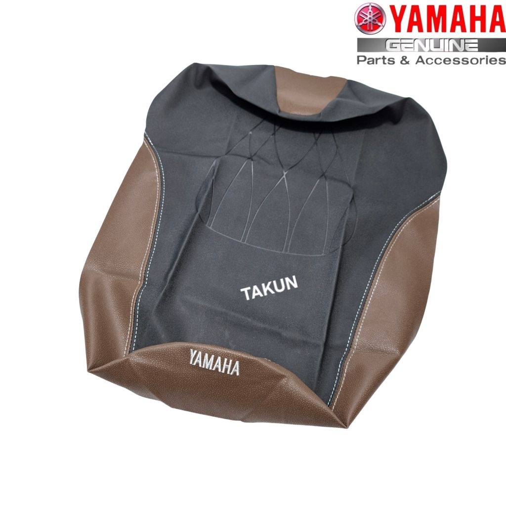 Trùm vỏ da, áo bọc yên ngồi xe NOZZA GRANDE 2023-2026... đen viền nâu zin