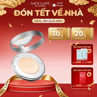  Cushion SACE LADY Phấn Nước Kem Nền Chống Thấm Nước Kiểm Soát Dầu Lâu Trôi SPF30 PA+++ 