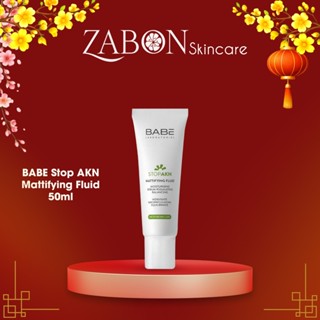  Kem dưỡng ẩm BABE Stop AKN Mattifying Fluid kiềm dầu giảm mụn 50ml 