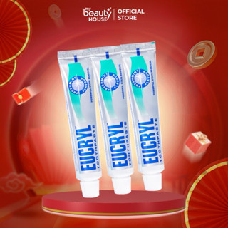  Combo 3 Kem đánh răng Eucryl hỗ trợ làm trắng răng  2x62g  