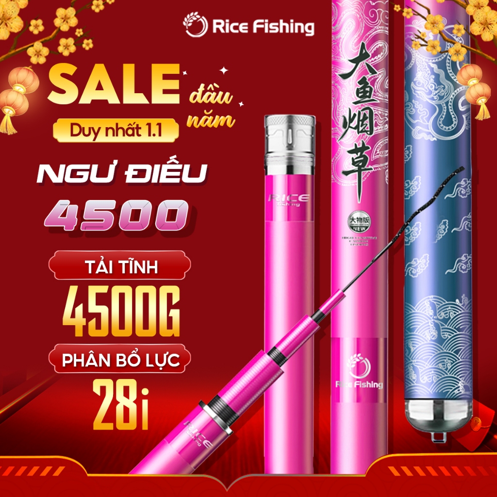 Cần câu đài săn hàng Ngư Điếu 4500 Rice Fishing tổng hợp cảm giác câu cá vừa lớn CC-29