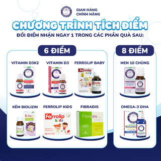 BioAmicus Vitamin K2&D3 hỗ trợ phát triển xương răng của trẻ - D3K2 Cho Bé