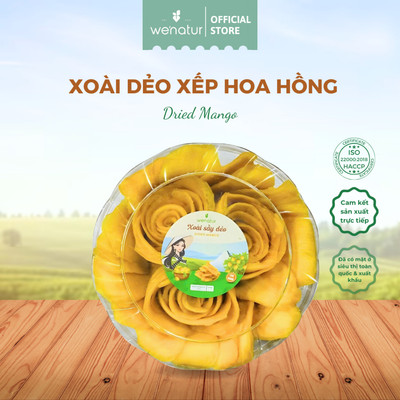 Xoài Sấy Dẻo Xếp Hoa Hồng we'natur 400g