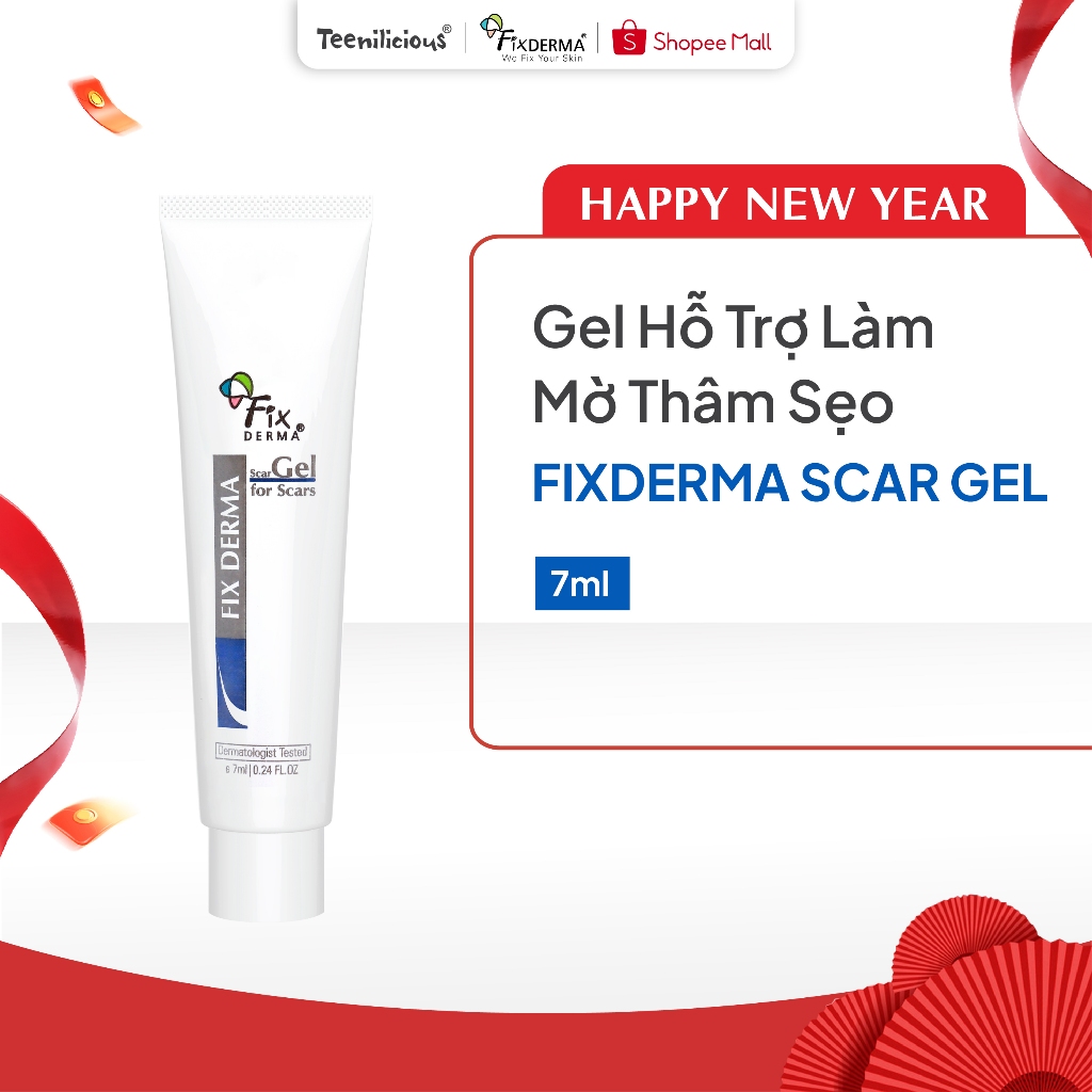 [Fixderma] Gel Hỗ Trợ Làm Mờ Thâm Sẹo Fixderma Scar Gel 15ml/7ml