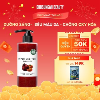  Sữa rửa mặt làm đều màu da Chosungah Wonder Bath Super Vegitoks Red Cleanser 300ml 