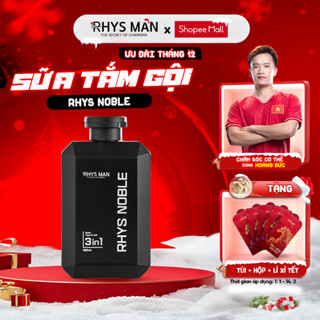  Sữa tắm gội nam hương nước hoa 3 in 1 RHYS MAN Rhys Noble 350ml 