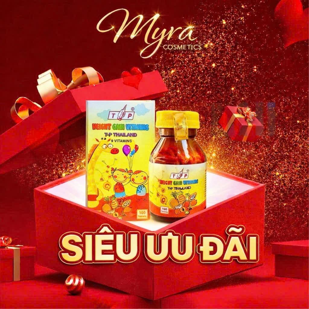 Thực phẩm chức năng Weight Gain vitamins - 9 vitamins giúp tăng cân nhanh an toàn hiệu quả không tíc