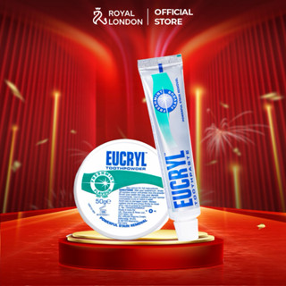  Combo Kem đánh răng Eucryl 62g + Bột tẩy trắng răng Eucryl 50g 